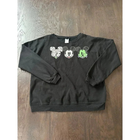 Disney Halloween Mickey Mouse Sweater Disney Parks b42 - Picture 1 of 3